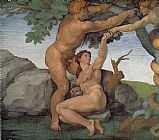 Genesis The Fall and Expulsion from Paradise The Original Sin by Michelangelo Buonarroti